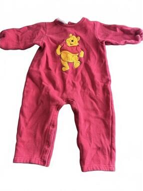 Vintage Disney Store Red Pooh Romper 18m